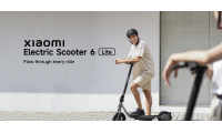 Xiaomi Electric Scooter 6 Lite Ηλεκτρικό Πατίνι με 25km/h Max Ταχύτητα και 25km Αυτονομία σε Μαύρο Χρώμα